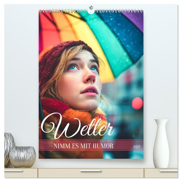 Wetter nimm es mit Humor (hochwertiger Premium Wandkalender 2027 DIN A2 hoch) Kunstdruck in Hochglanz