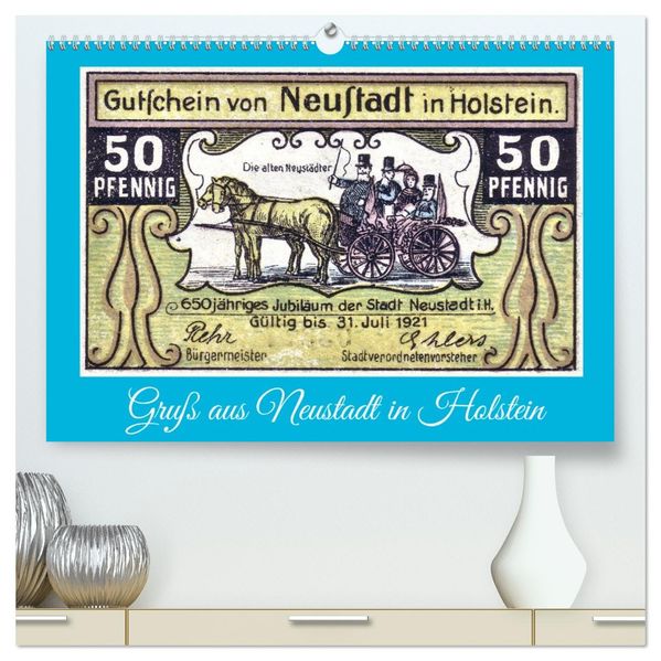 Gruß aus Neustadt in Holstein (hochwertiger Premium Wandkalender 2027 DIN A2 quer) Kunstdruck in Hochglanz