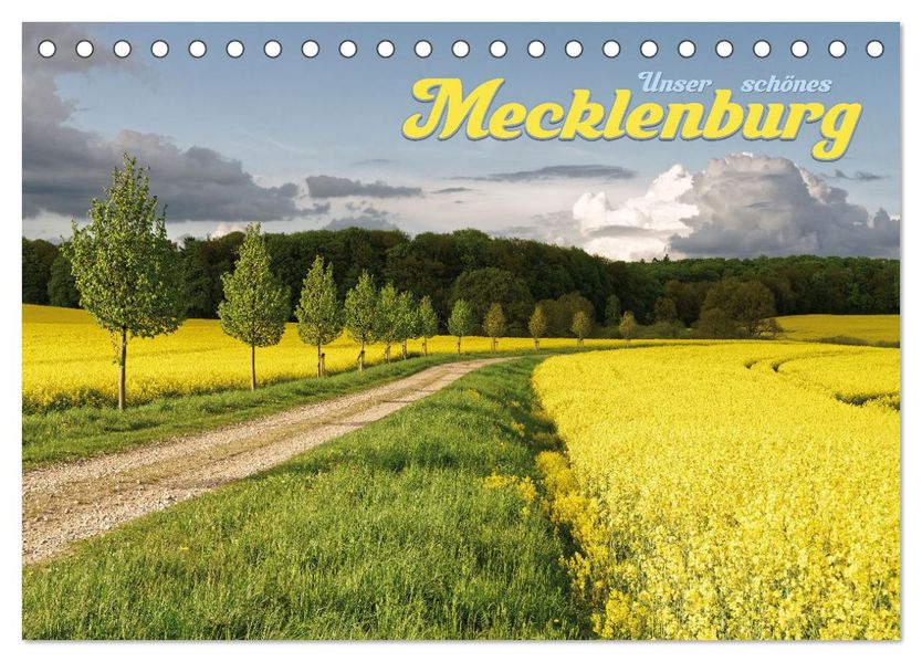 Unser schönes Mecklenburg (Tischkalender 2027 DIN A5 quer) CALVENDO Monatskalender