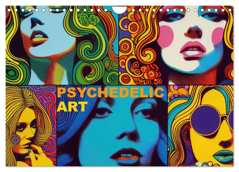 Psychedelic Art (Wandkalender 2027 DIN A4 quer) CALVENDO Monatskalender