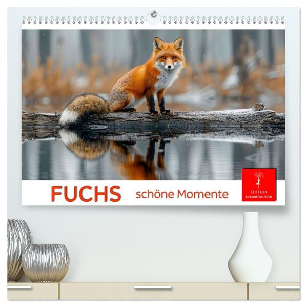 Fuchs - schöne Momente (hochwertiger Premium Wandkalender 2027 DIN A2 quer) Kunstdruck in Hochglanz