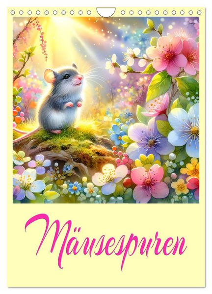 Mäusespuren (Wandkalender 2027 DIN A4 hoch) CALVENDO Monatskalender
