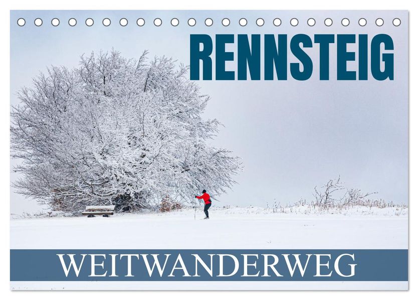 Rennsteig - Weitwanderweg (Tischkalender 2027 DIN A5 quer) CALVENDO Monatskalender