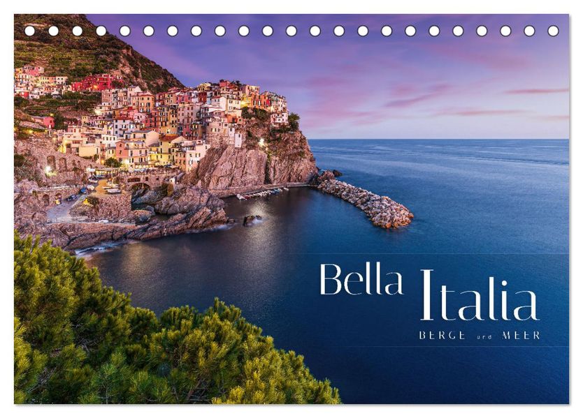 Bella Italia - Berge und Meer (Tischkalender 2027 DIN A5 quer) CALVENDO Monatskalender