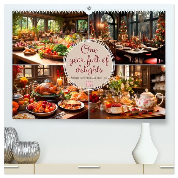One year full of delights (High Quality Premium Wall Calendar 2027 DIN A2 landscape)CALVENDO 12 Month Wall Calendar