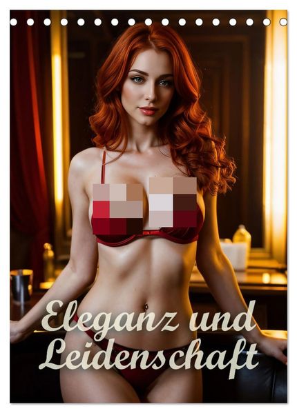 Eleganz und Leidenschaft (Tischkalender 2027 DIN A5 hoch) CALVENDO Monatskalender