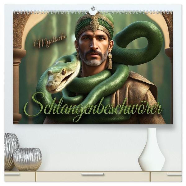 Mystische Schlangenbeschwörer (hochwertiger Premium Wandkalender 2027 DIN A2 quer) Kunstdruck in Hochglanz