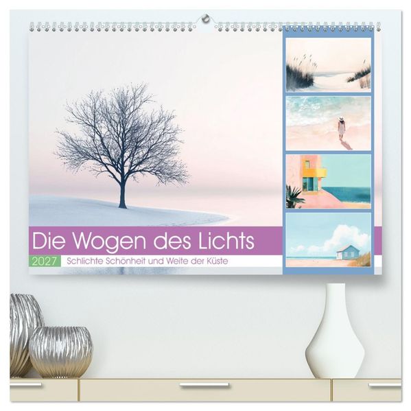 Die Wogen des Lichts (hochwertiger Premium Wandkalender 2027 DIN A2 quer) Kunstdruck in Hochglanz