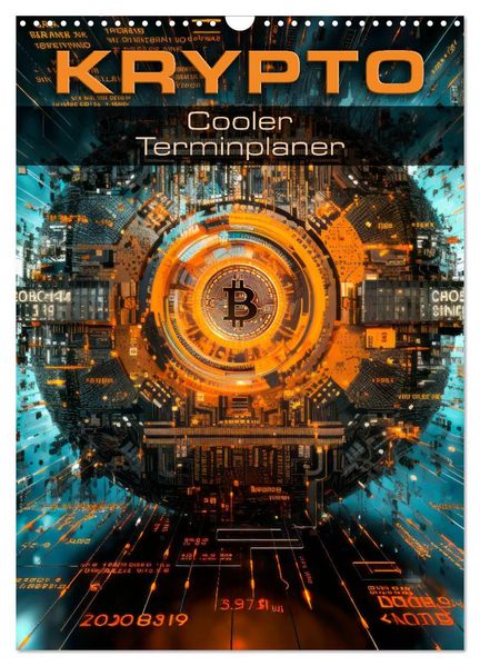 KRYPTO Cooler Terminplaner (Wandkalender 2027 DIN A3 hoch) CALVENDO Monatskalender