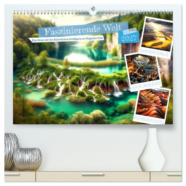 Faszinierende Welt: Eine Reise mit der Künstlichen Intelligenz an Magische Orte (hochwertiger Premium Wandkalender 2027 DIN A2 quer) Kunstdruck in Hochglanz