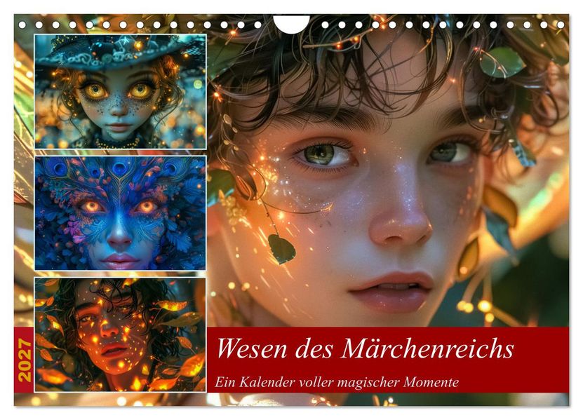 Wesen des Märchenreichs (Wandkalender 2027 DIN A4 quer) CALVENDO Monatskalender