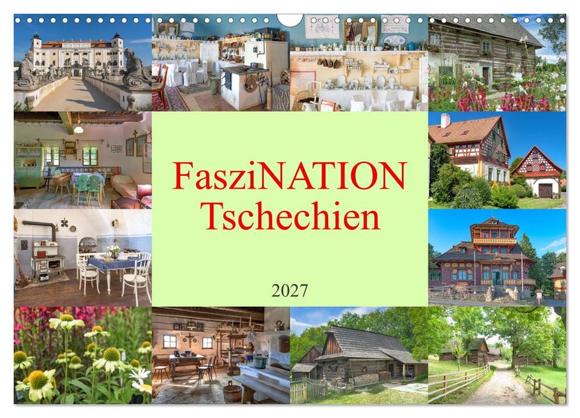 Faszination Tschechien (Wandkalender 2027 DIN A3 quer) CALVENDO Monatskalender