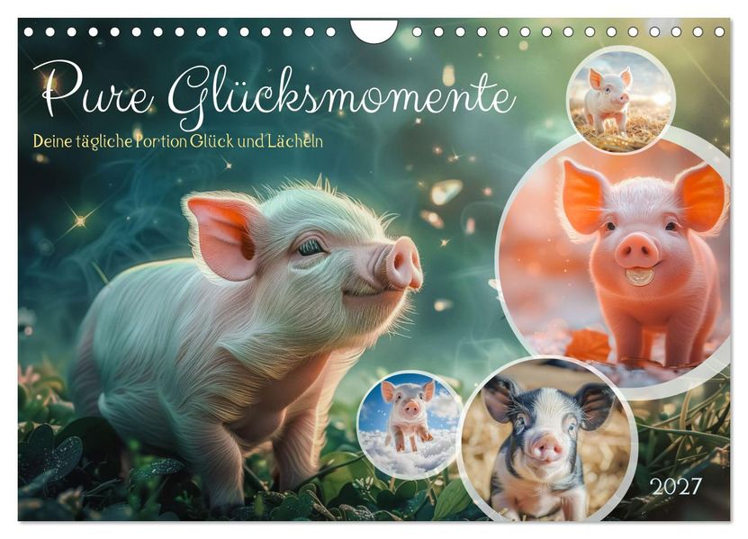 Pure Glücksmomente (Wandkalender 2027 DIN A4 quer) CALVENDO Monatskalender