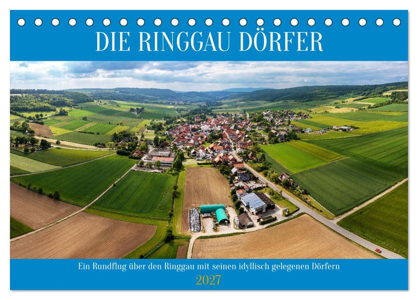 Die Ringgau Dörfer (Tischkalender 2027 DIN A5 quer) CALVENDO Monatskalender
