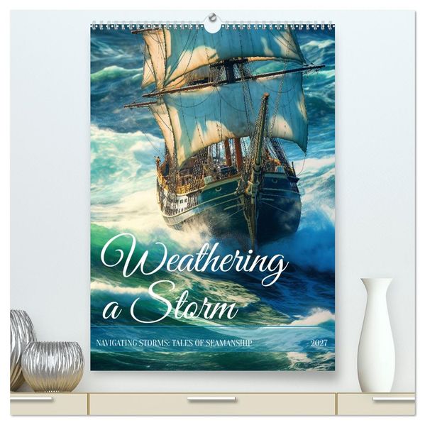 Weathering a Storm (High Quality Premium Wall Calendar 2027 DIN A2 portrait)CALVENDO 12 Month Wall Calendar