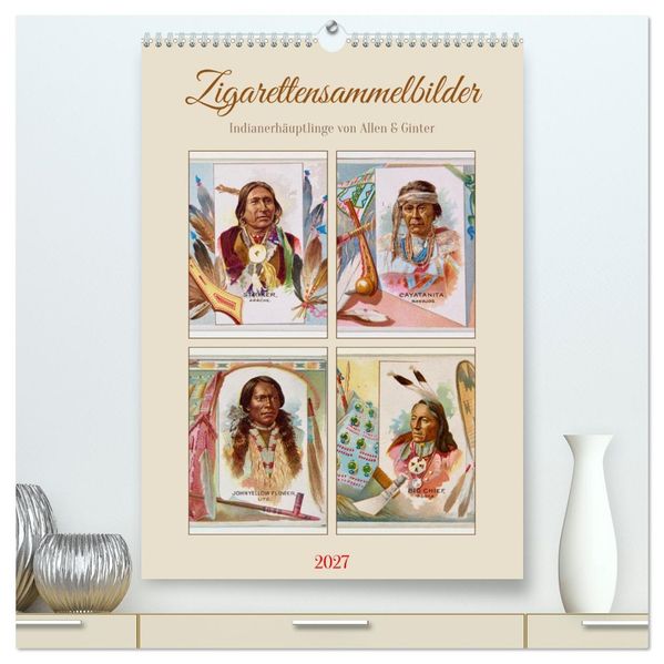 Zigarettensammelbilder (hochwertiger Premium Wandkalender 2027 DIN A2 hoch) Kunstdruck in Hochglanz