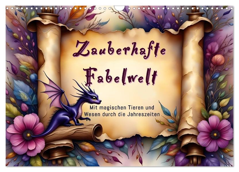 Zauberhafte Fabelwelt (Wandkalender 2027 DIN A3 quer) CALVENDO Monatskalender