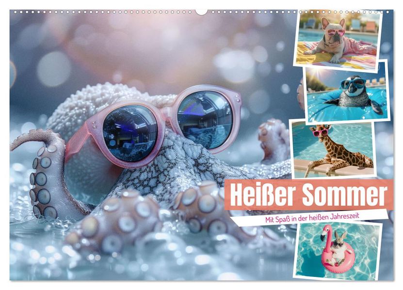 Heißer Sommer (Wandkalender 2027 DIN A2 quer) CALVENDO Monatskalender