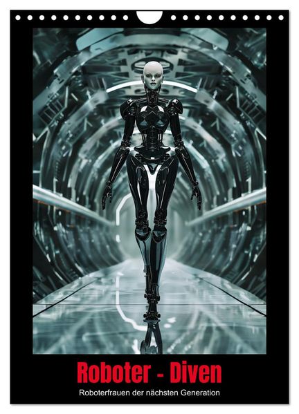 Roboter - Diven (Wandkalender 2027 DIN A4 hoch) CALVENDO Monatskalender