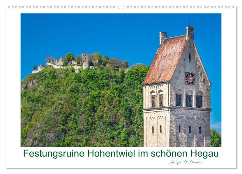 Festungsruine Hohentwiel im schönen Hegau (Wandkalender 2027 DIN A2 quer) CALVENDO Monatskalender