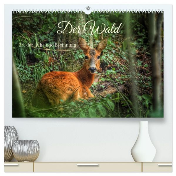 Der Wald - Ort der Ruhe und Besinnung (hochwertiger Premium Wandkalender 2027 DIN A2 quer) Kunstdruck in Hochglanz