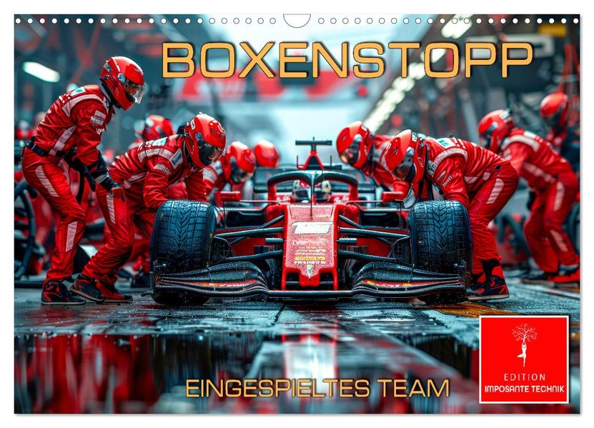 Boxenstopp - eingespieltes Team (Wandkalender 2027 DIN A3 quer) CALVENDO Monatskalender