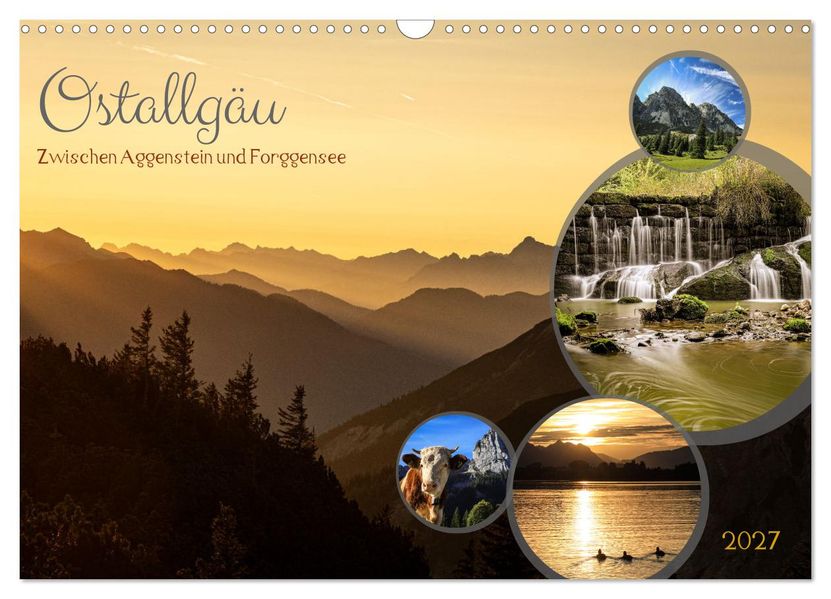 Ostallgäu - Zwischen Aggenstein und Forggensee (Wandkalender 2027 DIN A3 quer) CALVENDO Monatskalender