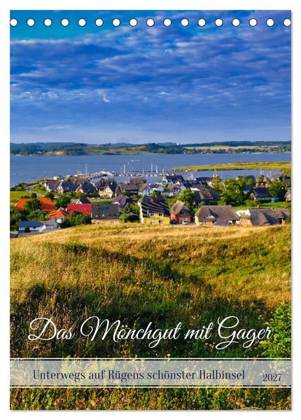 Das Mönchgut mit Gager (Tischkalender 2027 DIN A5 hoch) CALVENDO Monatskalender