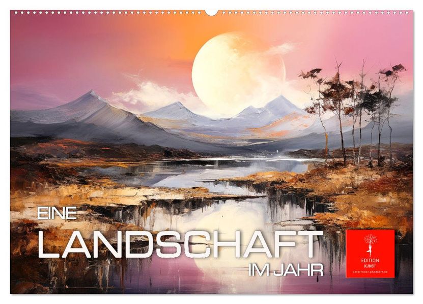 Eine Landschaft im Jahr (Wandkalender 2027 DIN A2 quer) CALVENDO Monatskalender