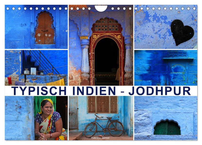 Typisch Indien - Jodhpur (Wandkalender 2027 DIN A4 quer) CALVENDO Monatskalender