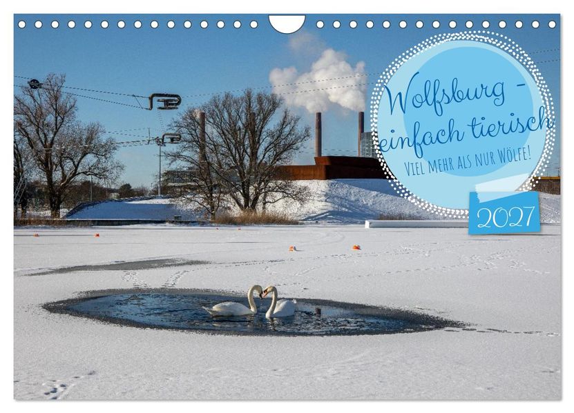 Wolfsburg - einfach tierisch (Wandkalender 2027 DIN A4 quer) CALVENDO Monatskalender