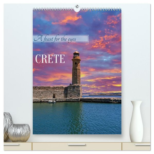 A feast for the eyes - Crete (High Quality Premium Wall Calendar 2027 DIN A2 portrait)CALVENDO 12 Month Wall Calendar