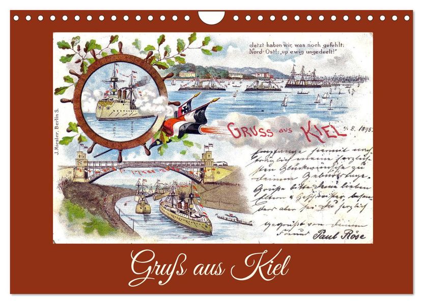 Gruß aus Kiel (Wandkalender 2027 DIN A4 quer) CALVENDO Monatskalender