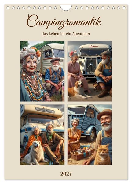 Campingromantik das Leben ist ein Abenteuer (Wandkalender 2027 DIN A4 hoch) CALVENDO Monatskalender
