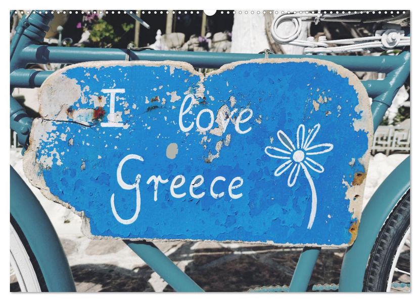 I love Greece (Wandkalender 2027 DIN A2 quer) CALVENDO Monatskalender