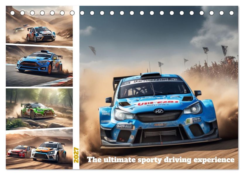The ultimate sporty driving experience (Desk Calendar 2027 DIN A5 landscape) CALVENDO 12 Month DeskCalendar