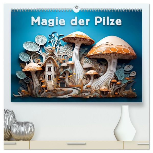 Magie der Pilze (hochwertiger Premium Wandkalender 2027 DIN A2 quer) Kunstdruck in Hochglanz