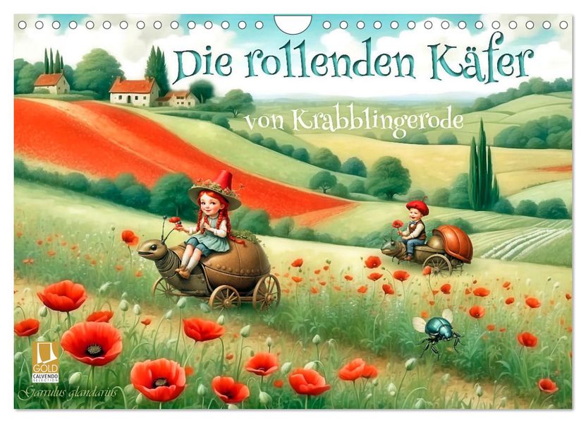 Die rollenden Käfer von Krabblingerode (Wandkalender 2027 DIN A4 quer) CALVENDO Monatskalender