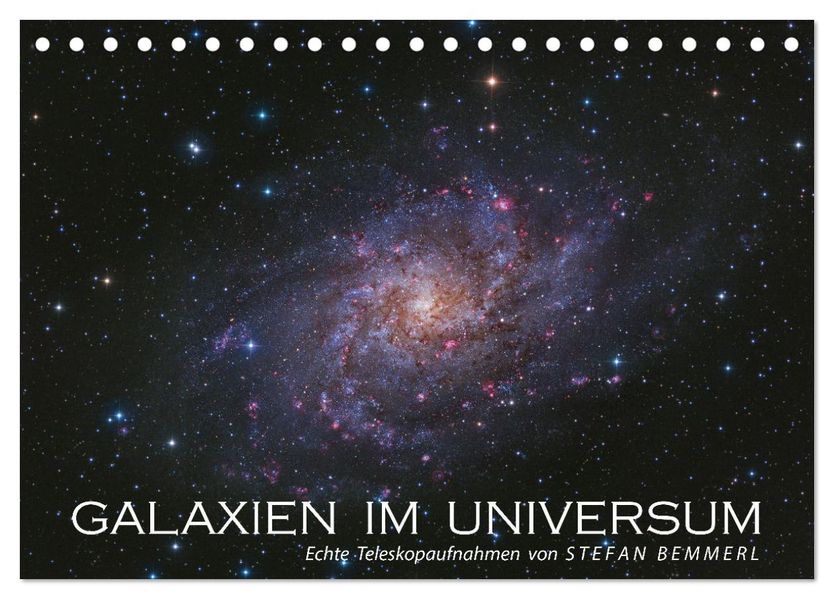 Galaxien im Universum (Tischkalender 2027 DIN A5 quer) CALVENDO Monatskalender