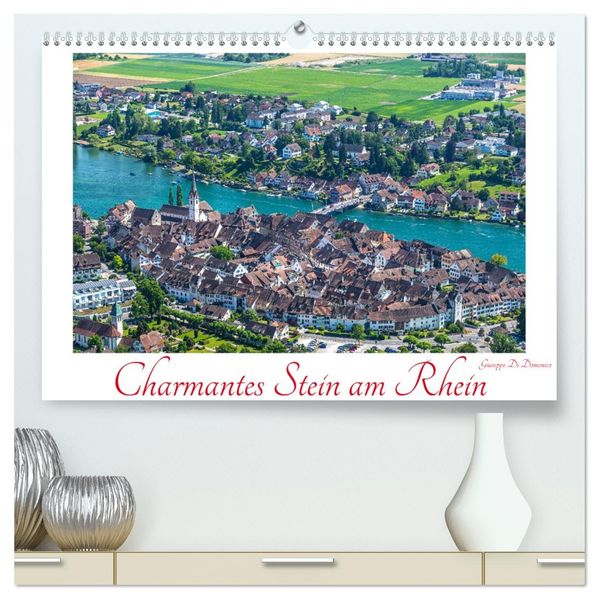 Charmantes Stein am Rhein (hochwertiger Premium Wandkalender 2027 DIN A2 quer) Kunstdruck in Hochglanz
