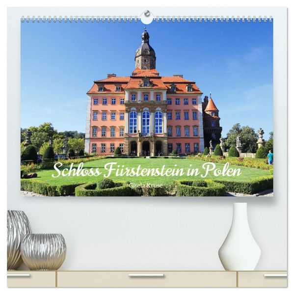 Schloss Fürstenstein in Polen (hochwertiger Premium Wandkalender 2027 DIN A2 quer) Kunstdruck in Hochglanz