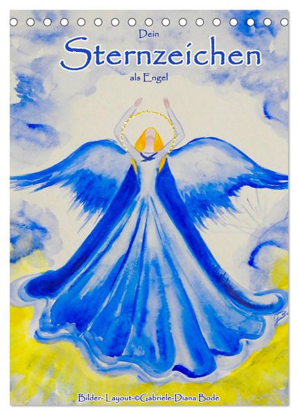 Dein Sternzeichen als Engel (Tischkalender 2027 DIN A5 hoch) CALVENDO Monatskalender