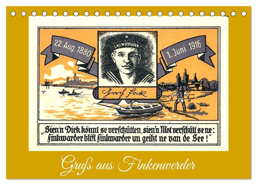 Gruß aus Finkenwerder (Tischkalender 2027 DIN A5 quer) CALVENDO Monatskalender