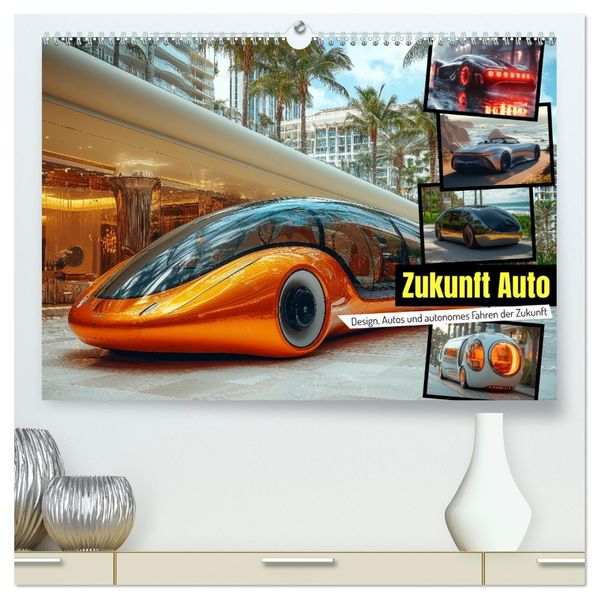 Zukunft Auto - Design Autos und autonomes Fahren der Zukunft (hochwertiger Premium Wandkalender 2027 DIN A2 quer) Kunstdruck in Hochglanz