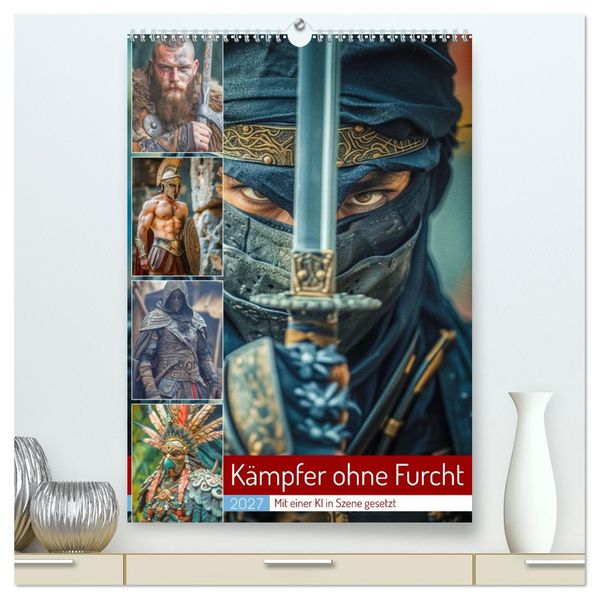 Kämpfer ohne Furcht (hochwertiger Premium Wandkalender 2027 DIN A2 hoch) Kunstdruck in Hochglanz