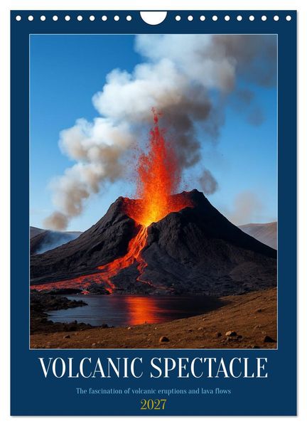 Volcanic Spectacle (Wall Calendar 2027 DIN A4 portrait) CALVENDO 12 Month Wall Calendar