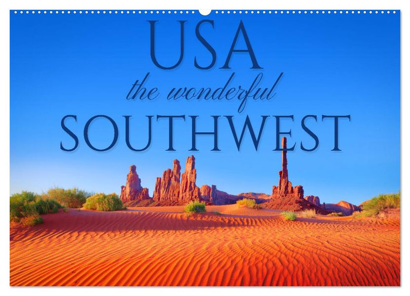 USA the wonderful Southwest (Wall Calendar 2027 DIN A2 landscape) CALVENDO 12 Month Wall Calendar