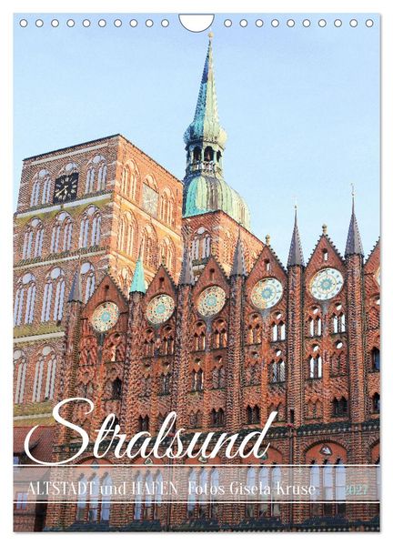Stralsund - Altstadt und Hafen (Wandkalender 2027 DIN A4 hoch) CALVENDO Monatskalender