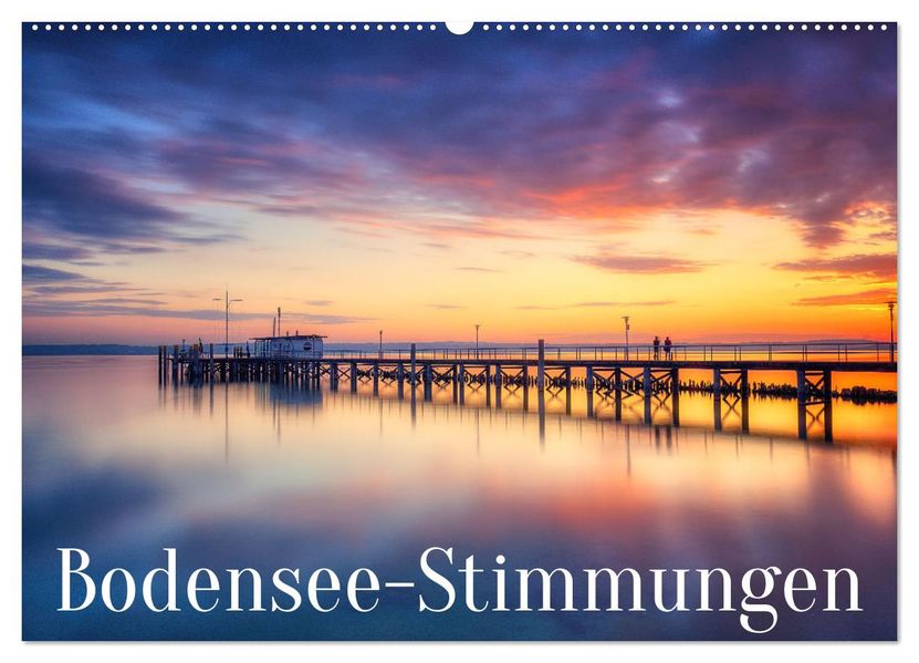 Bodensee-Stimmungen (Wandkalender 2027 DIN A2 quer) CALVENDO Monatskalender