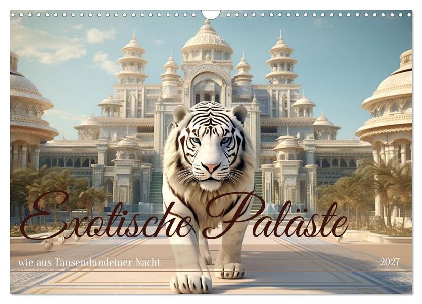 Exotische Paläste (Wandkalender 2027 DIN A3 quer) CALVENDO Monatskalender